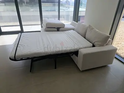 ikea vimle L shape sofa bed with mattress