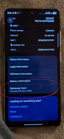 Samsung S26 Ultra (1TB | 16GB) With Samsung Care+ Until July 5, 2029 Like New FullBox