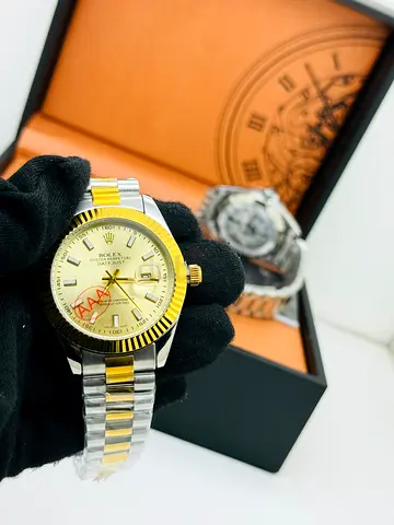Rolex premium quartz mens watch