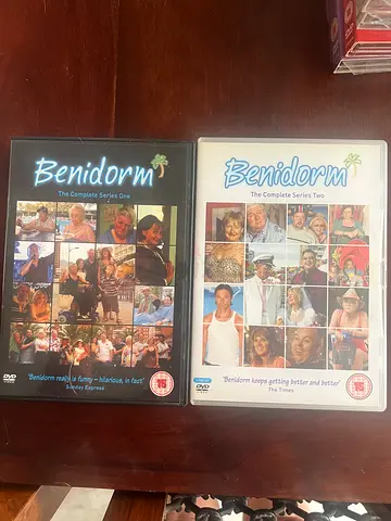 Benidorm - The Complete Series (2 DVD cases shown)