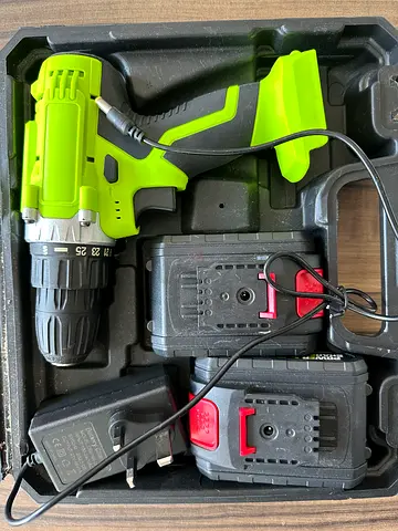 Cordless Drill with Two Batteries and Charger - Good Working Condition