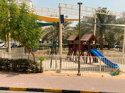 One-bedroom apartment for annual rent in Al Nuaimiya 2, Ajman, opposite Al Nuaimiya Park. A distinctive apartment for annual rent in a vibrant locatio