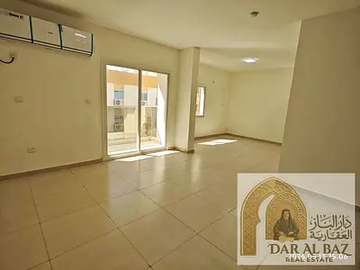 Two-bedroom apartment with a living room, brand new after renovation, available for annual rent in Al Majaz 2. Features include a master bedroom, balc
