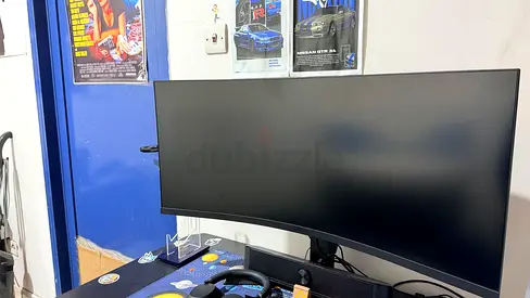 Gaming Monitor for Sale 34-Inch Curved Ultrawide Gaming Monitor - WQHD 3440x1440 Resolution, 165 Hz