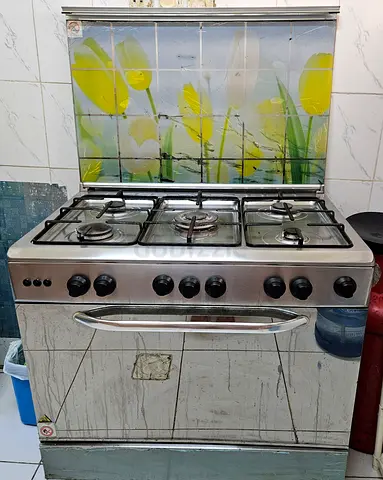 6 burners cooking range oven