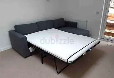 Brand new condition ikea vimle two seater sofa bed with storage dark grey