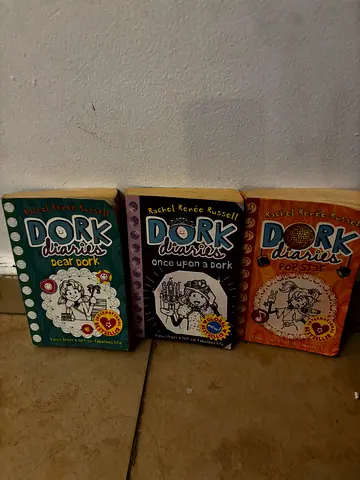 Set of 3 Dork Diaries paperback books (Dork Diaries series)