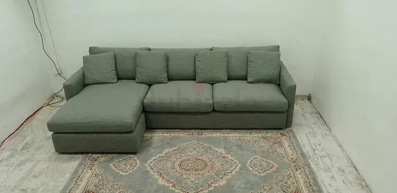 Crate and barrel Lounge Deep Lshape sofa