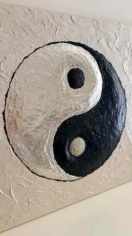Original Handmade Sculptural Wall Art – Yin & Yang