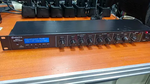 Adastra MM321 Rack Mixer with Bluetooth & USB/FM Player