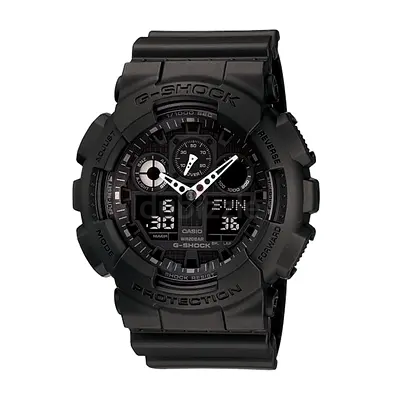 Casio G-Shock GA-100 All Black Men's Sport Watch