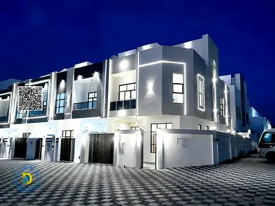 For sale: Corner villa with 4 bedrooms and a roof , including registration fees, in Al Helio 2, Ajman. , bank financing, freehold