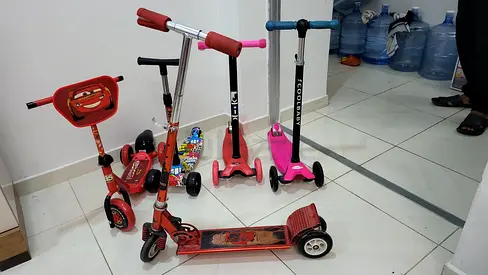 Kids Scooters – AED 40 Each or AED 150 for All: Must Go Today