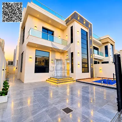 Luxury 6-Bedroom Villa for Rent | Private Pool | Rooftop | Prime Location in Al Helio 02, Ajman