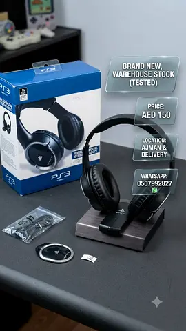 Original 4Gamers CP-RF01 Wireless Digital Stereo Headset for PS3 - Brand New