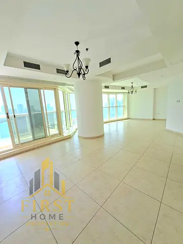 SEA VIEW A.C FREE 2 BHK JUST 75K PARKING FREE BALCONY WARDROBES NEAR BUHAIRA CORNICHE READY TO MOVE NEAR DUBAI
