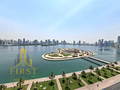 SEA VIEW A.C FREE 2 BHK JUST 75K PARKING FREE BALCONY WARDROBES NEAR BUHAIRA CORNICHE READY TO MOVE NEAR DUBAI