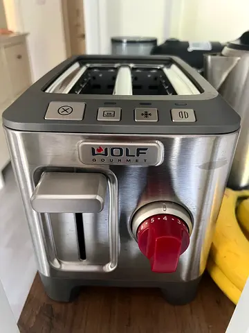 Wolf Gourmet 2-Slice Stainless Steel Toaster - Good Condition