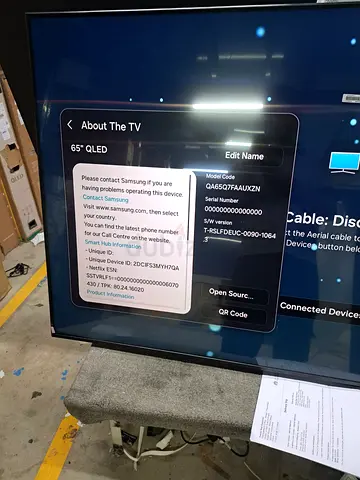 Samsung 65 Inch TV - 65Q7F QLED 4K - Smart TV | Free Delivery + Warranty