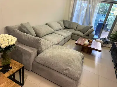 Perfect Condition Pan Home pianca feather 🪶 filled Modular Living room Sofa