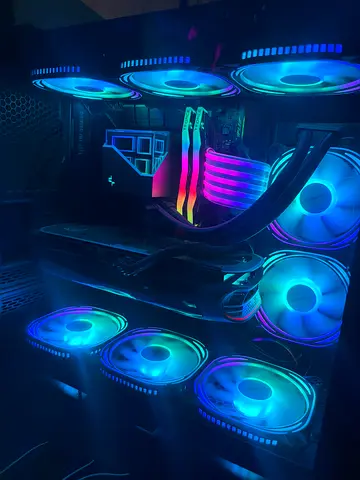 Custom Gaming PC with RGB Lighting