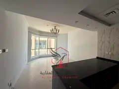 Annual apartment in Al Majaz 3 with free AC, gym, pool & kids area. Spacious layout, open view, free