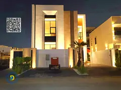 Luxury 4-bedroom villa with Roof for sale in Al Helio 2,. Registration fees. Bank financing, Freehol