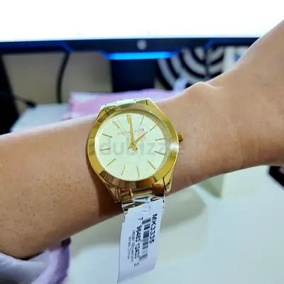 Michael Kors gold-tone women's wristwatch in original box