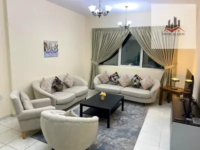 الشارقه التعاون شقه غرفه  وصاله ومطبخ وحمام