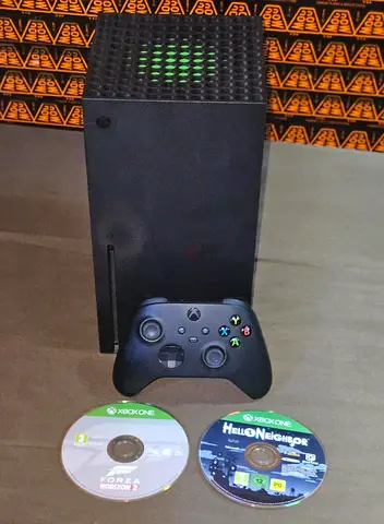 MICROSOFT X BOX SERIES X 1TB ONE CONTROLLER +2 GAMES