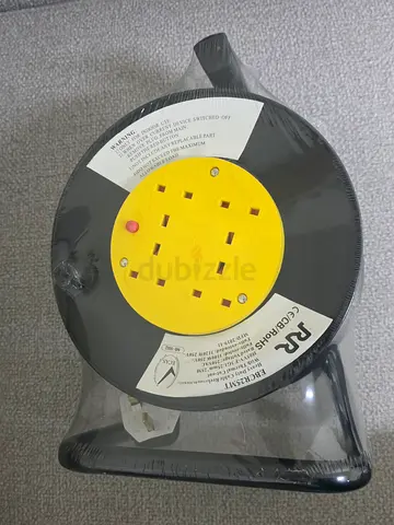 RR Cables 4-socket cable reel extension - 25m