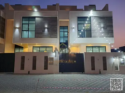 Opportunity to own your dream villa, modern design with a rooftop terrace, registration fees included, close to the mosque, and at a negotiable price.