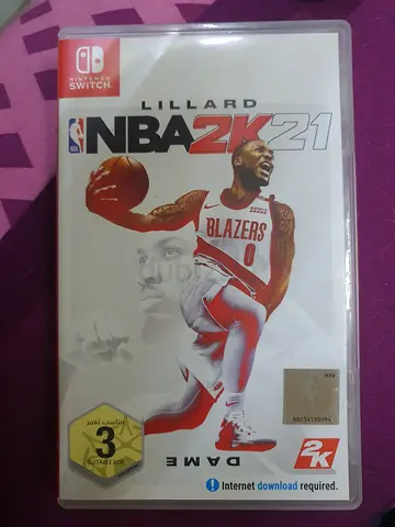 NBA 2K21 (Nintendo Switch) - Complete Game Cartridge in Case