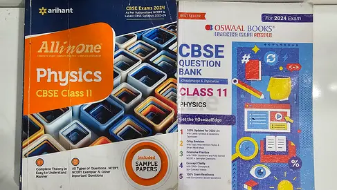 Set of Physics books for CBSE Class 11 - Arihant All in One + Oswaal Question Bank
