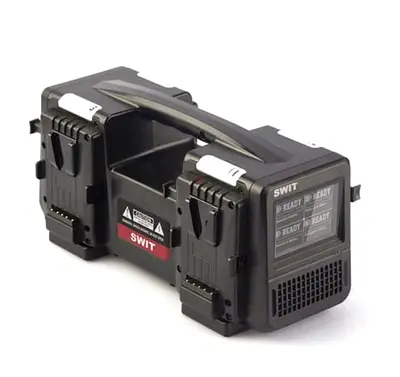 SWIT Dual Battery Charger / V-Mount Battery Adapter - Portable Video Power Station