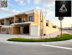 A distinctive corner villa for sale in the Azahi compound, Ajman; all amenities are available.