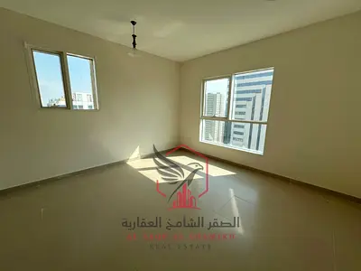 Beautiful bedroom and living room with free air conditioning + free parking, free gym and swimming pool, spacious area for rent in Al Majaz 1