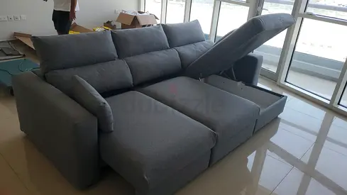 As good as like new Ikea Eskelstuna Sofa Bed with Storage