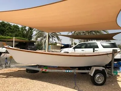 Small Fiberglass Fishing Boat on Trailer - Ready to Use