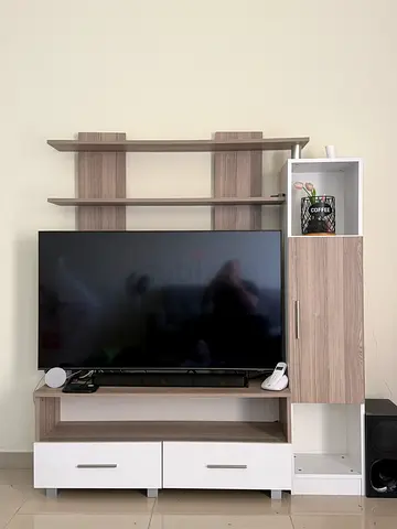 TV Stand with Storage – Fits Up to 55” TV - AED 180
