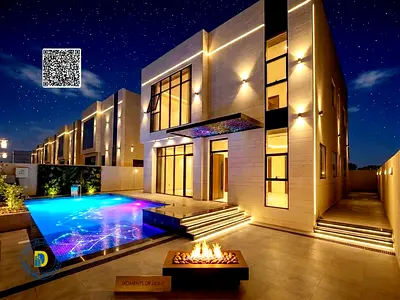 Al Helio 2, Ajman, a 4BR villa with pool, including registration fees, bank financing, and freehold