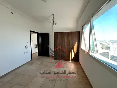 تكييف مجانا باركن مجانا غرفتين وصالة غرف ماستر 3 حمامات 6 شيكات تاور عائلي قريب من مخرج دبي والميغا مول ومنطقة المجاز 2 وشارع الملك فيصل