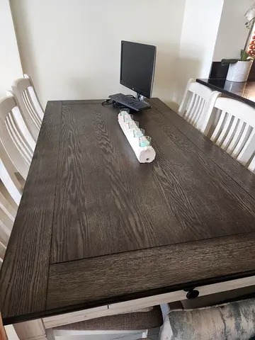 Dining table for 6 with 6 chairs