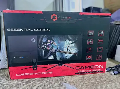 GameOn 22in Gaming Monitor (GOES22FHD120IPS) - Excellent Condition, Boxed
