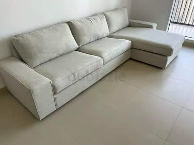 Almost brand new Condition IKEA KIVIK L SHAPE SOFA BEIGE