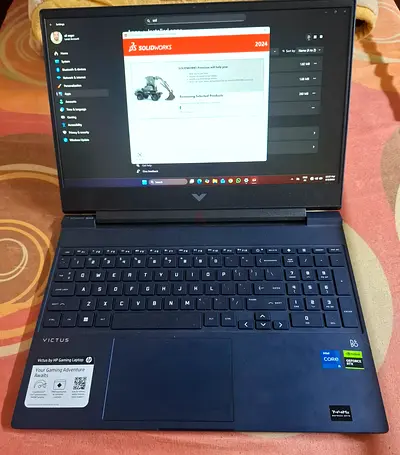 HP Victus 15 Laptop i5 12th Gen 8GB RAM 512GB SSD RTX 144Hz