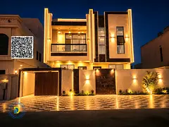 For sale: Modern villa 6BR and roof, including registration fees, in Al Helio 2. Freehold ,bank fina