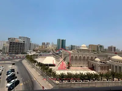 ارخص غرفتين وصالة ببلكونة مساحة كبيرة وتامين شيك لايصرف في أجمل ابراج الشارقة شامل جميع الخدمات بتشطيب حديثة ومساحات واسعة.