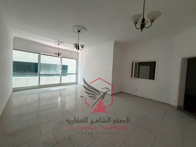 **Spacious 2 Bedroom Apartment for Annual Rent | Al Majaz 2, Sharjah. Free AC, free swimming pool, spacious layout, central AC, free maintenance,