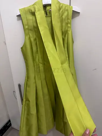TED BAKER, Lime green sleeveless dress, knee-length, good condition